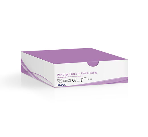 Hologic Panther Fusion® Paraflu Assay auf weißem Hintergrund
