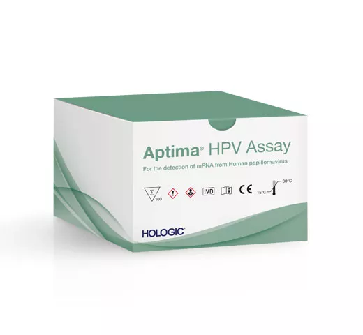 Aptima® HPV Assay auf weißem Hintergrund